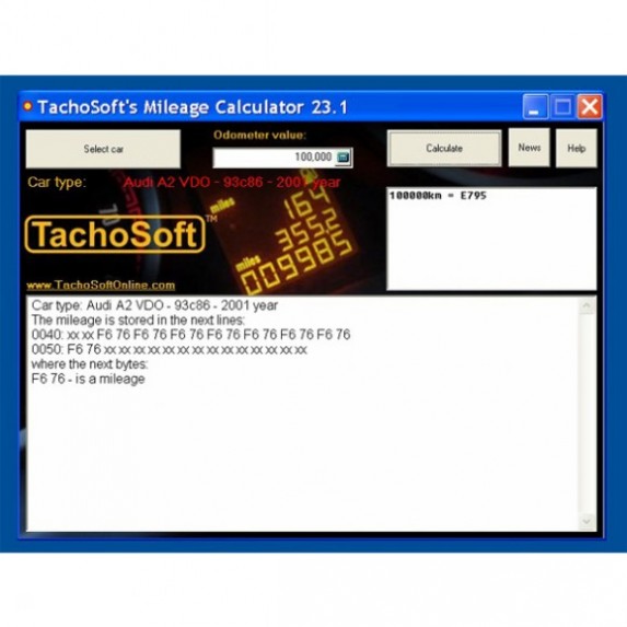 tachosoft mileage calculator download